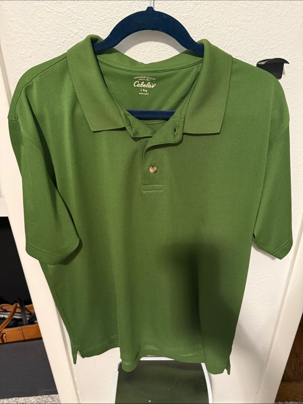 Cabela's Men's Olive Green Polo Shirt
